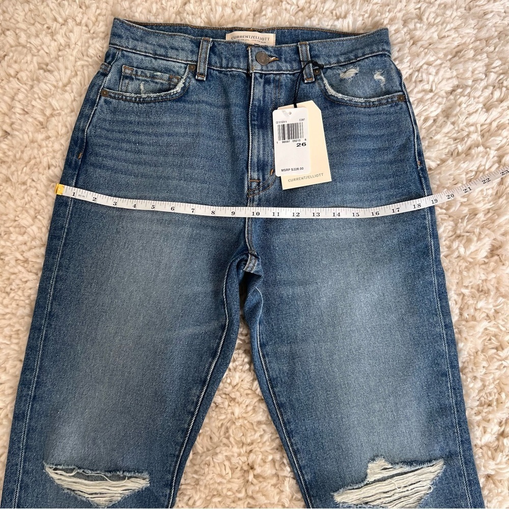 NWT: Current/Elliott The Boyfriend Jeans Original Fit - Picture 10 of 11